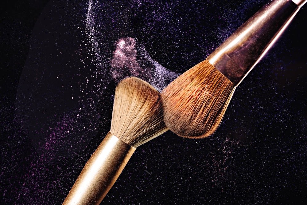 wo brushes and sparkle