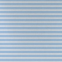 Cushion Cover-Coastal Fringe-Hampton Stripe Pale Blue-35cm x 50cm
