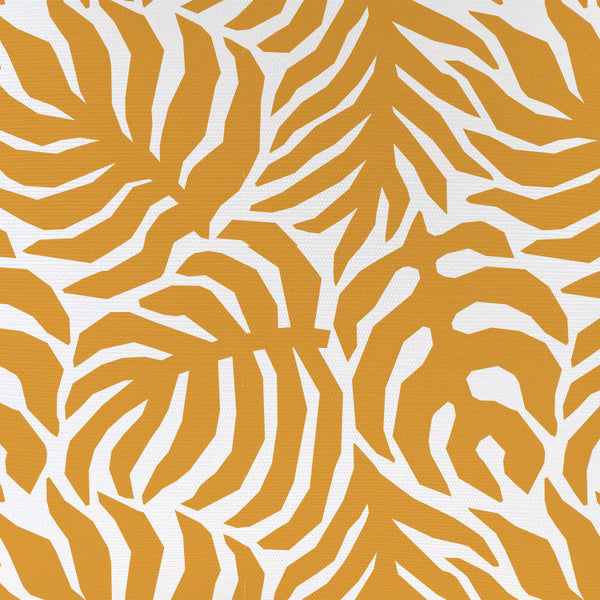 Cushion Cover-Coastal Fringe-Casa Palms Gold White-35cm x 50cm-1