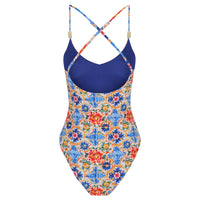Cross Back One Piece-La Dolce Vita